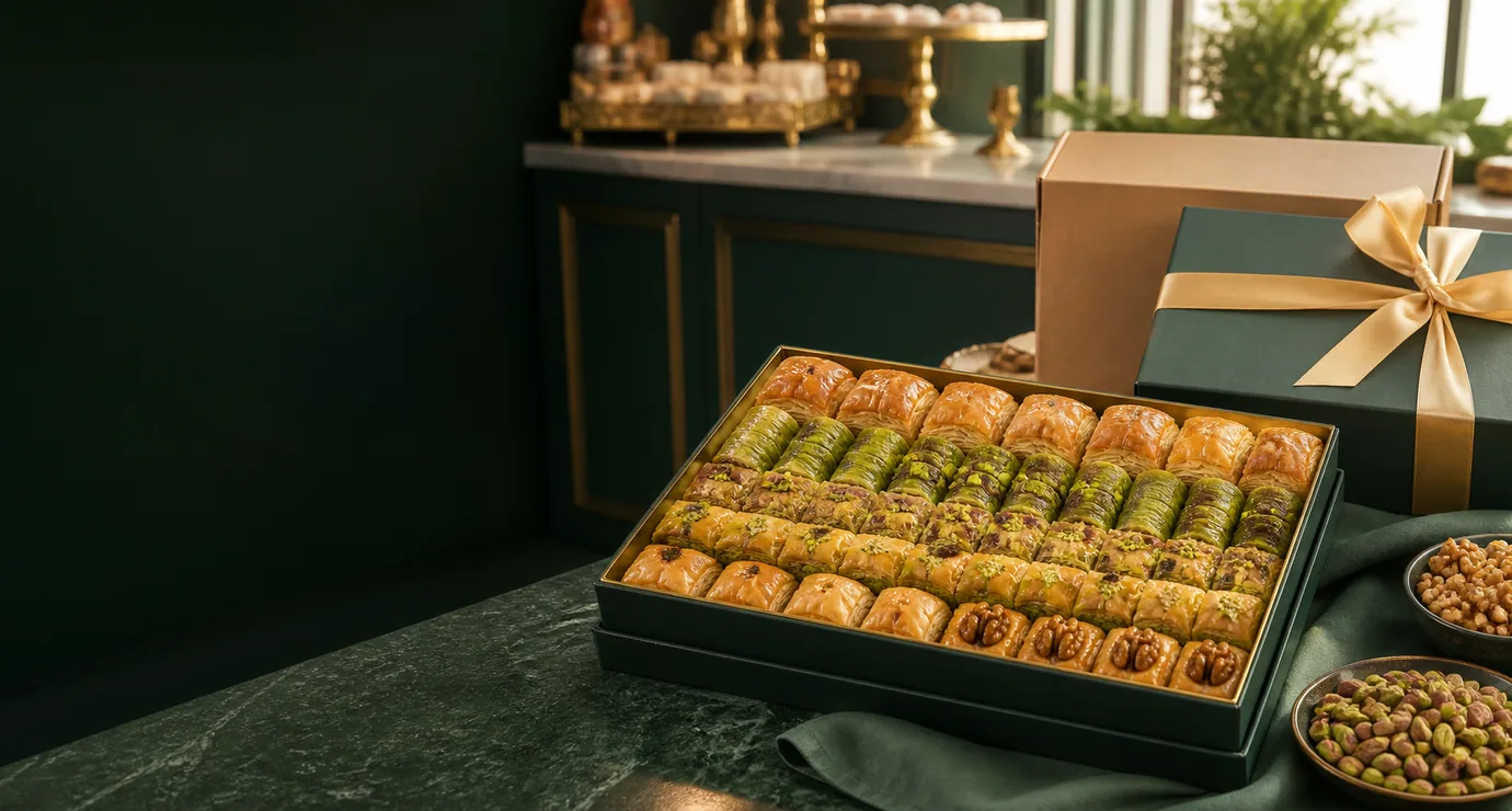 Special baklava gift box for delivery across Türkiye